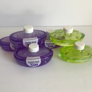4 CleanPath Foaming Hand Soap LAVENDER Pods + 2 Replenish GREEN TEA Cleaner Pods